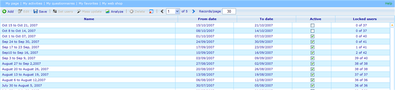 Time registration period 1