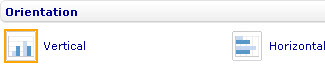 Style sheet - Chart style - Chart orientation - Orientation