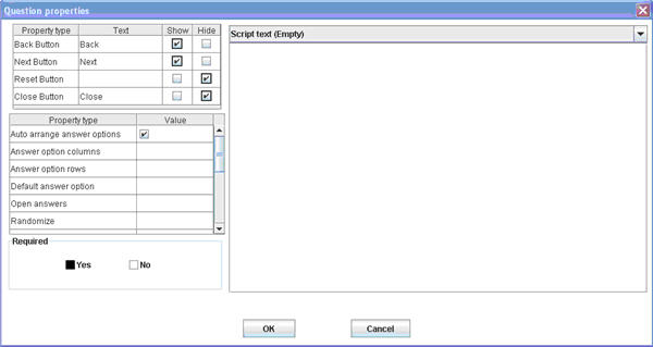 Questionnaire editor 11